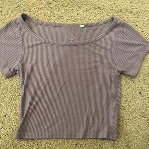 pacsun purple baby tee